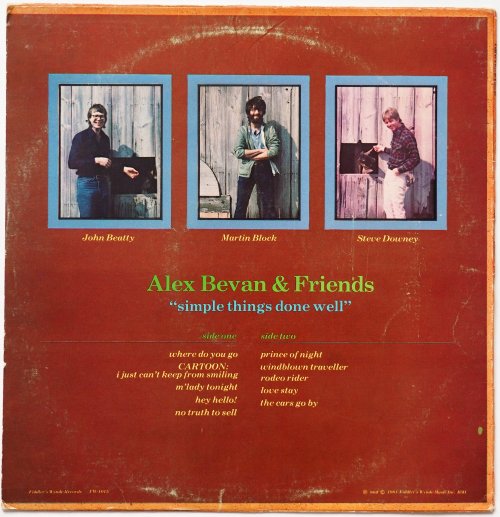 Alex Bevan & Friends / Simple Things Done Wellβ