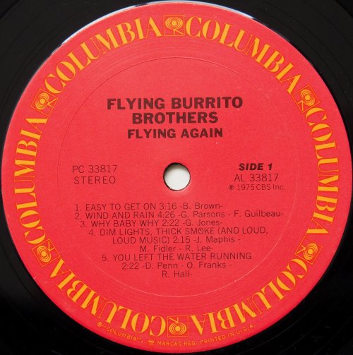 Flying Burrito Brothers / Flying Again (US In Shrink)β