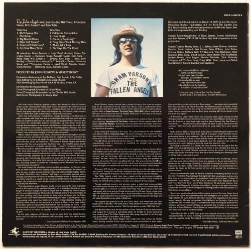 Gram Parsons & The Fallen Angels / Live 1973 (Germany White Vinyl)β