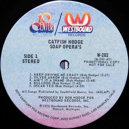 Catfish Hodge (Bob Hodge) / Soap Opera's (In Shrink)β