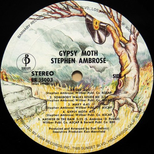 Stephen Ambrose / Gypsy Moth (Promo)β