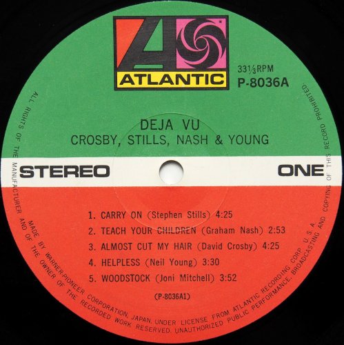 Crosby, Stills, Nash & Young / Deja Vu (JP )β