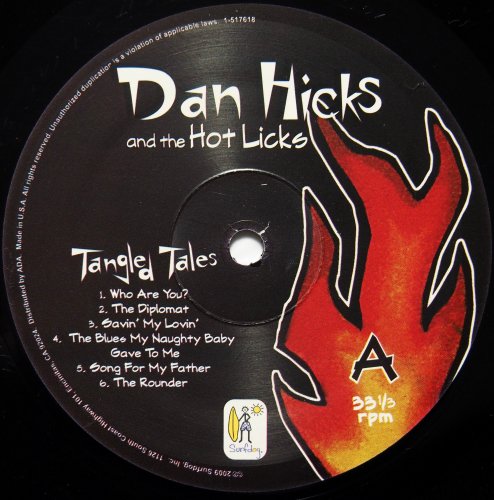 Dan Hicks And The Hot Licks / Tangled Tales (LP+CD)β