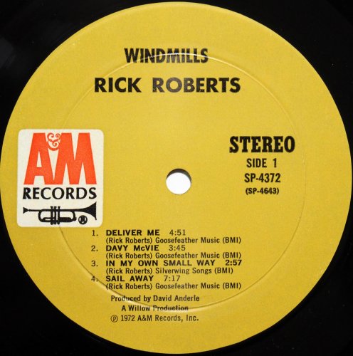 Rick Roberts / Windmills (US Early Issue)β