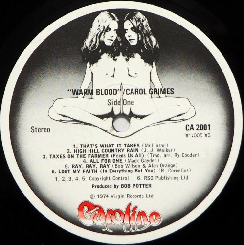 Carol Grimes / Warm Blood (UK)β