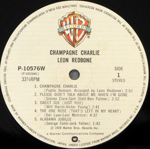 Leon Redbone / Champagne Charlie (JP)β