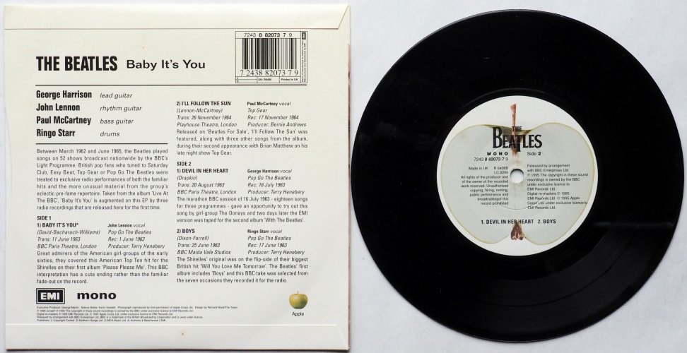 Beatles / Baby It's You (4EP Mono)β