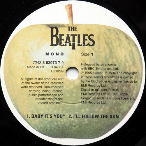 Beatles / Baby It's You (4EP Mono)β