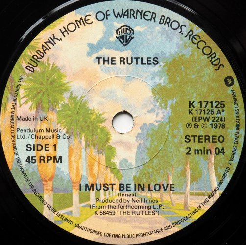 Rutles, The / I Must Be In Love (7